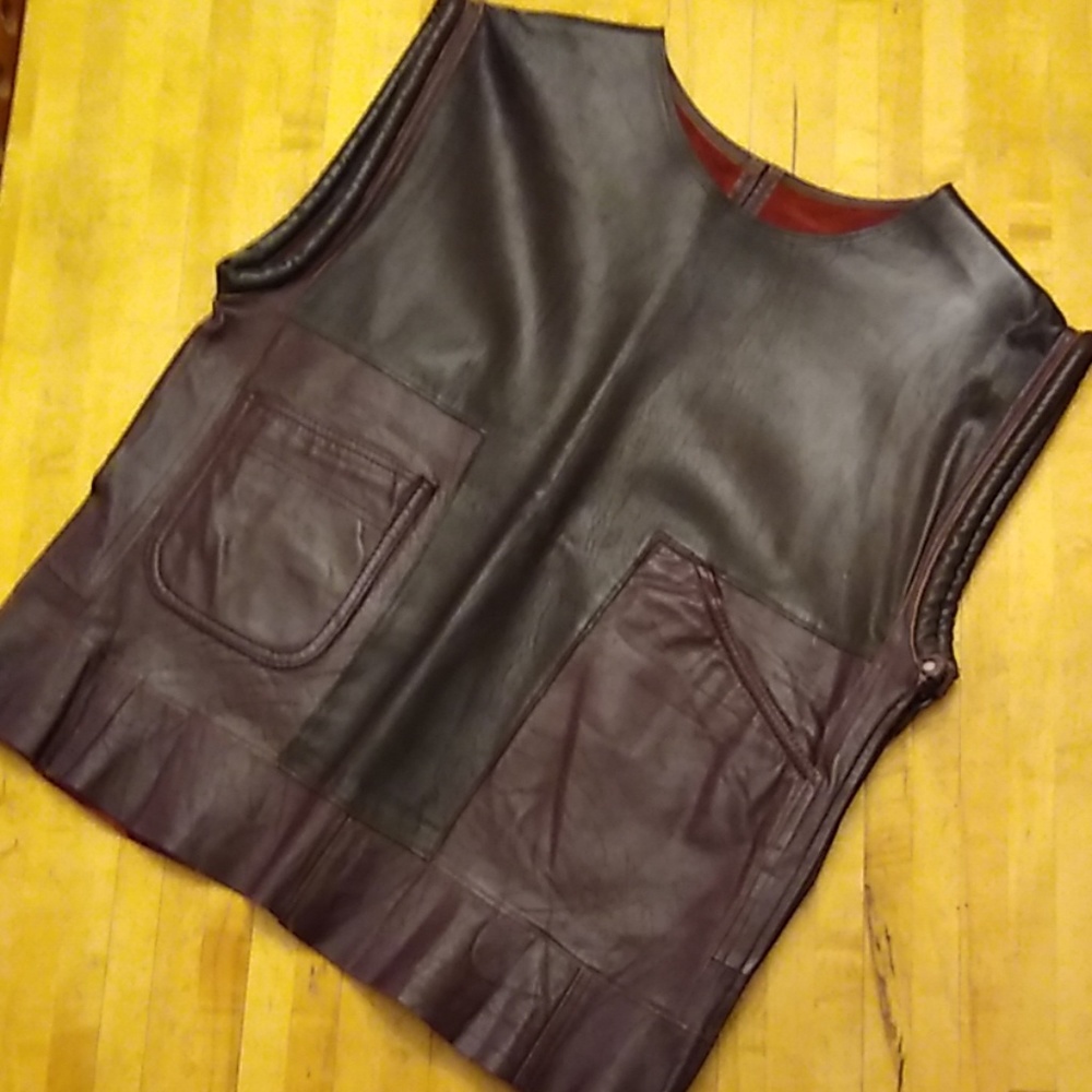 Designer Leather Shirt